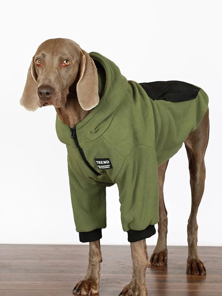 Large Dog Winter Fleece Jacket – Warm Autumn & Winter Coat for Golden Retrievers, Labradors & Big Breeds