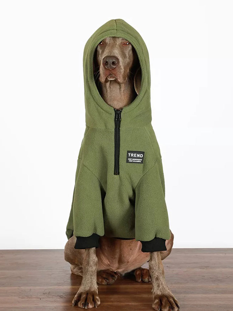 Large Dog Winter Fleece Jacket – Warm Autumn & Winter Coat for Golden Retrievers, Labradors & Big Breeds