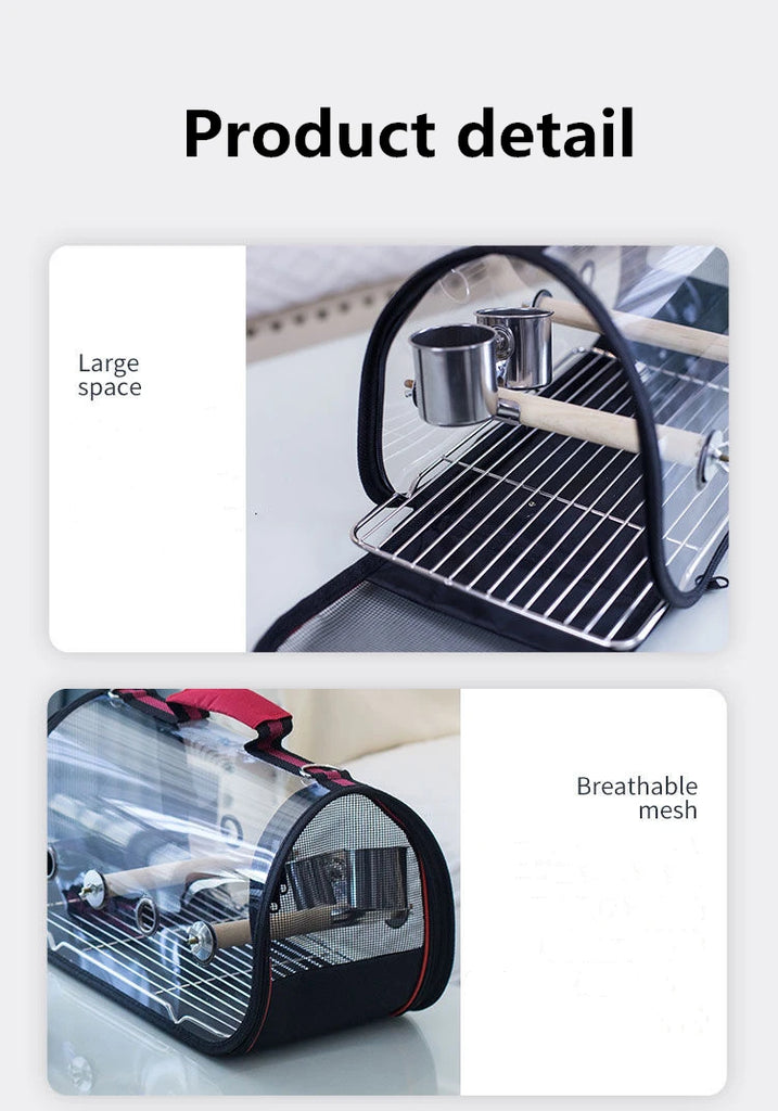Product detail of a kitchen rack with pots and breathable mesh design.