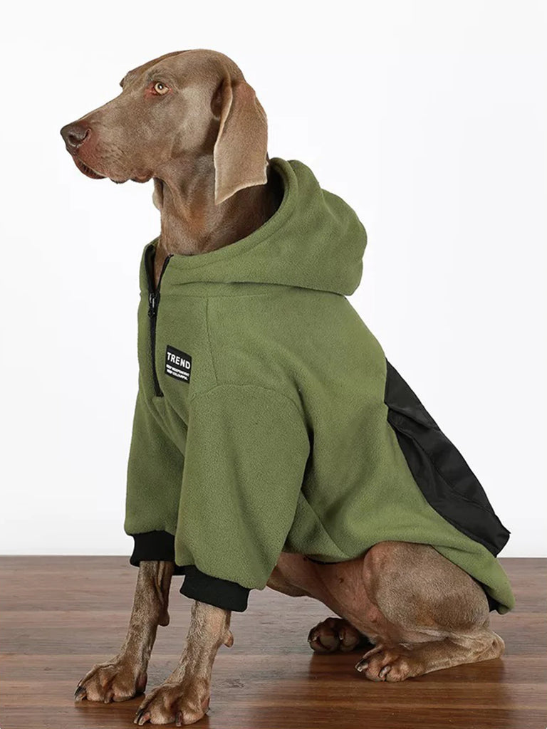Large Dog Winter Fleece Jacket – Warm Autumn & Winter Coat for Golden Retrievers, Labradors & Big Breeds