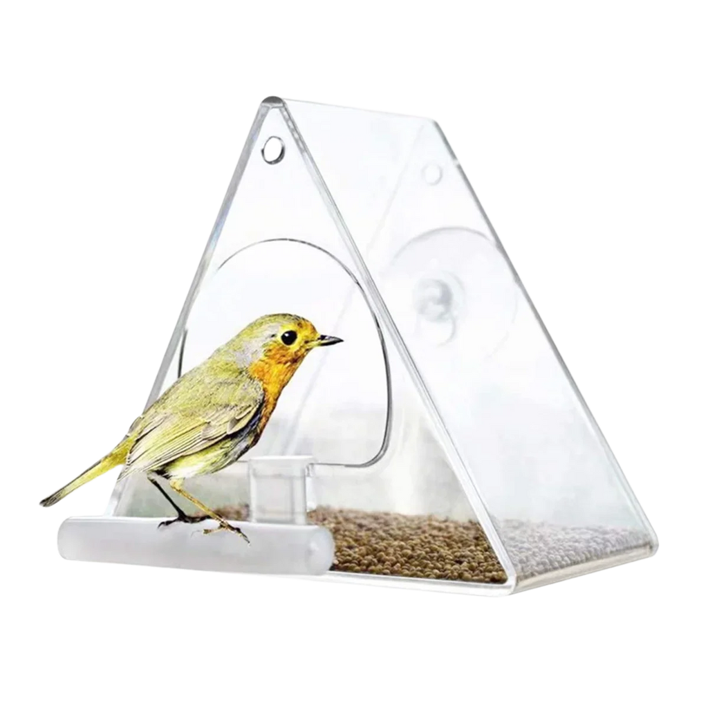🪟✨ Transform Your Window into a Nature Sanctuary with the EcoView Bird Feeder! 🌿🐦