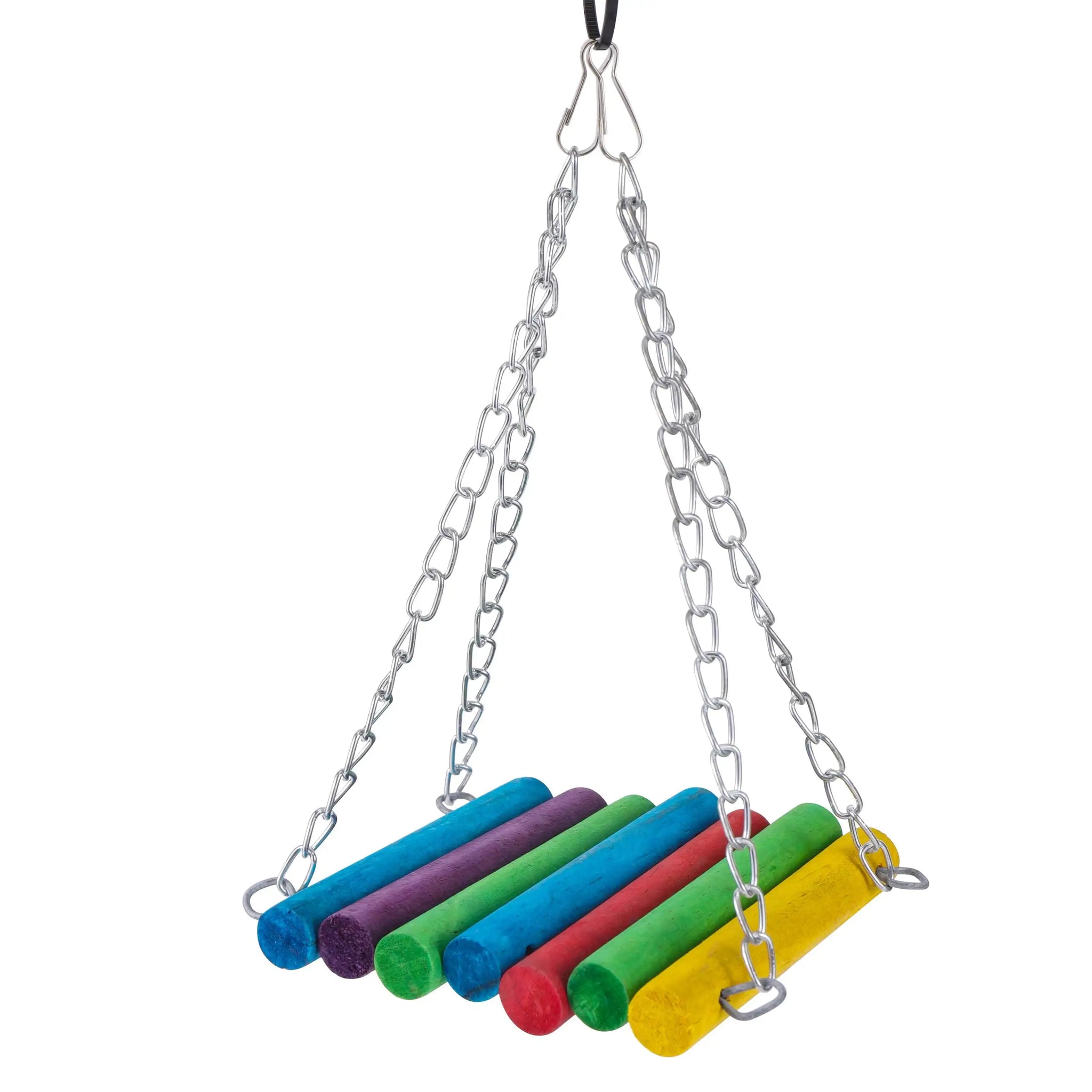 Complete Bird Toy Set - Swing, Chew, and Climbing Accessories for Small Parrots