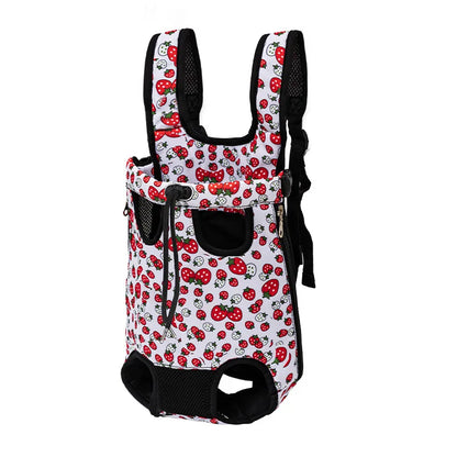 Adjustable Pet Carrier Backpack for Cats & Dogs - Portable Travel Bag