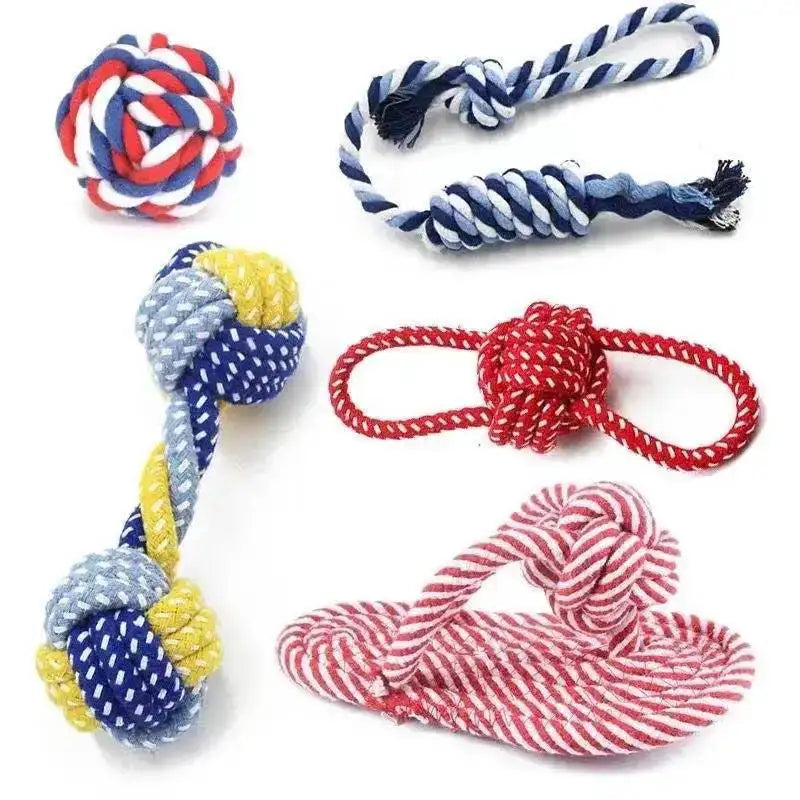 Carrot-Shaped Dental Chew Toy for Dogs – Durable Braided Cotton Rope Ball for Teeth Cleaning & Bite-Resistant Play