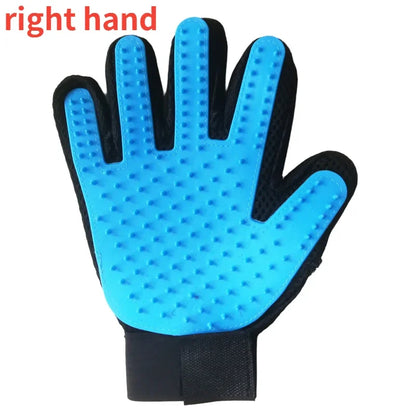 2-in-1 Deshedding & Massage Grooming Glove for Cats/Dogs - Pet Hair Removal Mitt