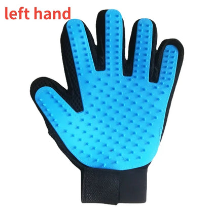 2-in-1 Deshedding & Massage Grooming Glove for Cats/Dogs - Pet Hair Removal Mitt