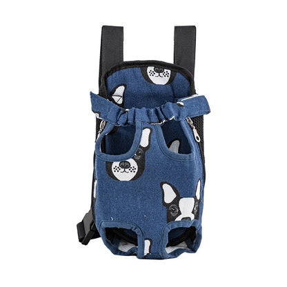 Adjustable Pet Carrier Backpack for Cats & Dogs - Portable Travel Bag