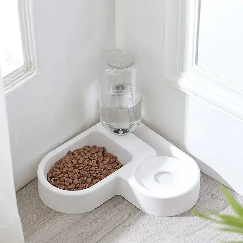 Double Dog and Cat Bowl Set – Perfect Pet Feeding Solution for Cats & Small Dogs!