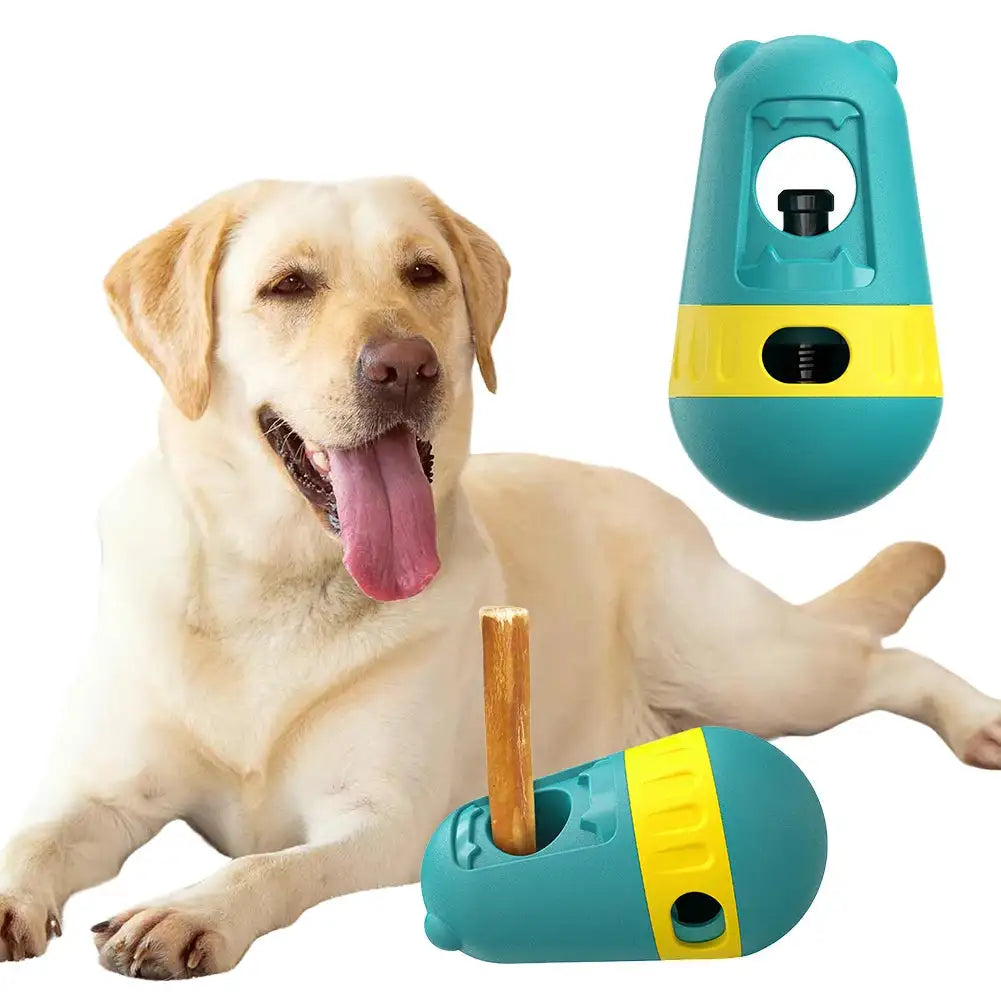 Interactive Treat Dispenser Puzzle for Dogs – Adjustable Slow Feeder Toy for Small & Medium Breeds