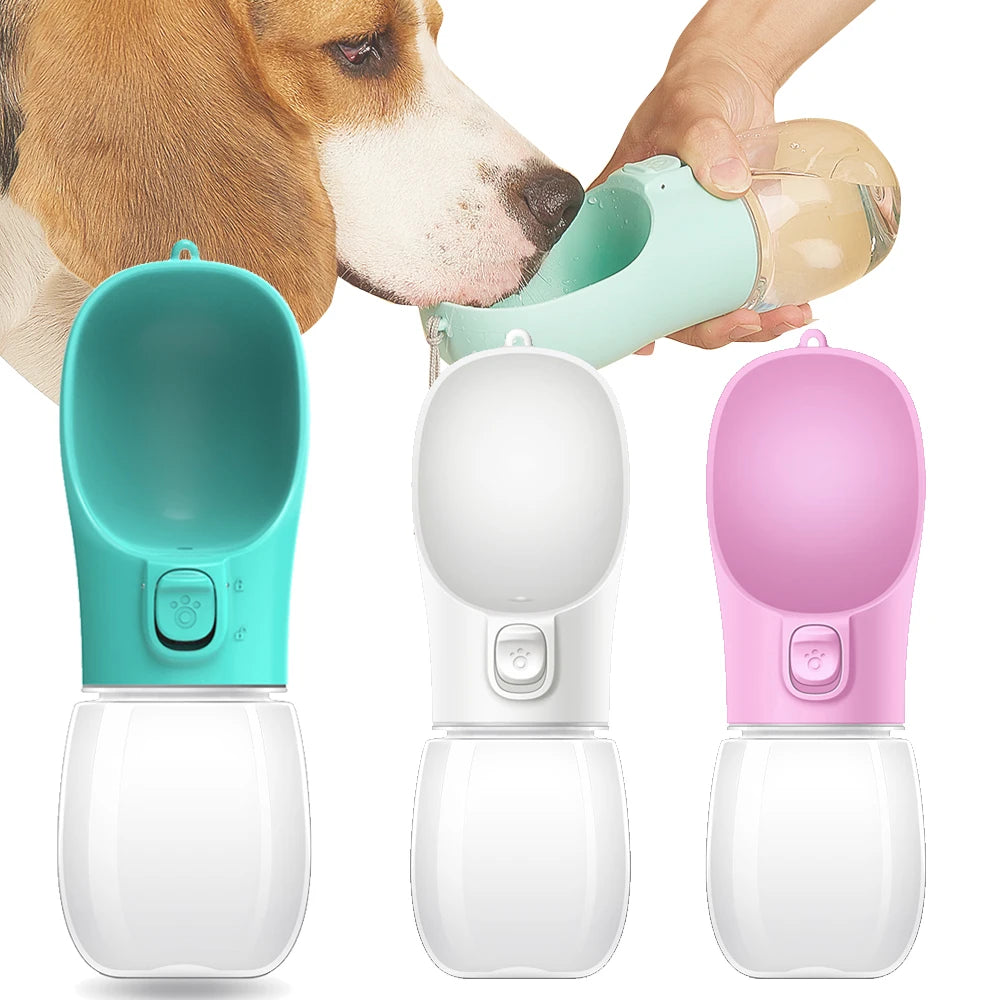 Portable Dog Water Bottle – Leakproof Outdoor Drinking Bowl for Dogs & Cats – Perfect for Walks & Adventures!