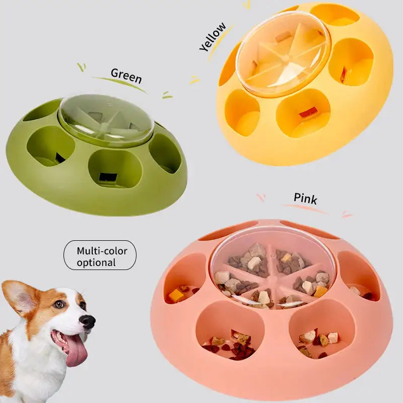 Automatic Timer Dog Feeder - Interactive Slow Feeder Puzzle Toy