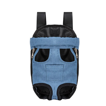 Adjustable Pet Carrier Backpack for Cats & Dogs - Portable Travel Bag