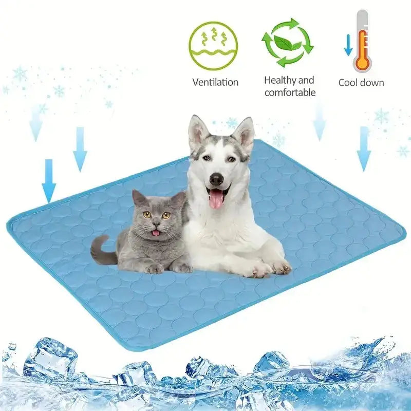 Extra Large Self-Cooling Pet Mat - For Dogs & Cats | Summer Cooling Pad Bed