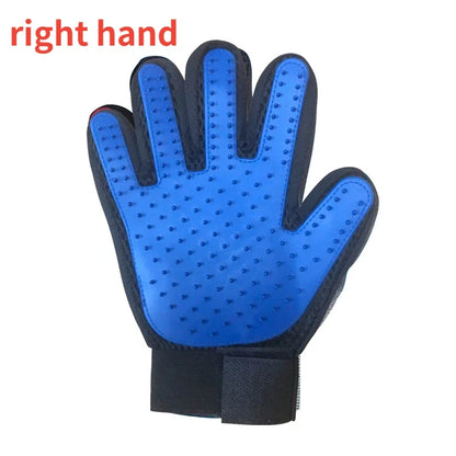 2-in-1 Deshedding & Massage Grooming Glove for Cats/Dogs - Pet Hair Removal Mitt