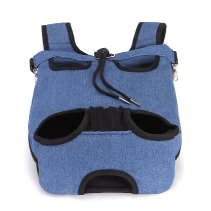 Adjustable Pet Carrier Backpack for Cats & Dogs - Portable Travel Bag