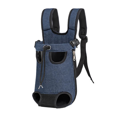 Adjustable Pet Carrier Backpack for Cats & Dogs - Portable Travel Bag