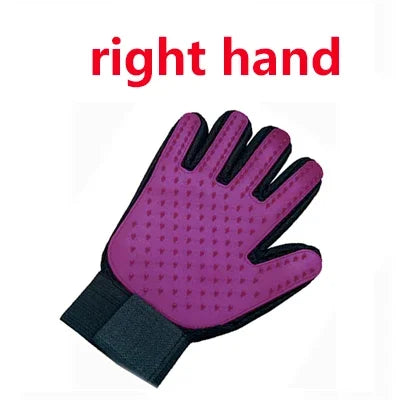 2-in-1 Deshedding & Massage Grooming Glove for Cats/Dogs - Pet Hair Removal Mitt