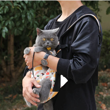 Adjustable Pet Carrier Backpack for Cats & Dogs - Portable Travel Bag