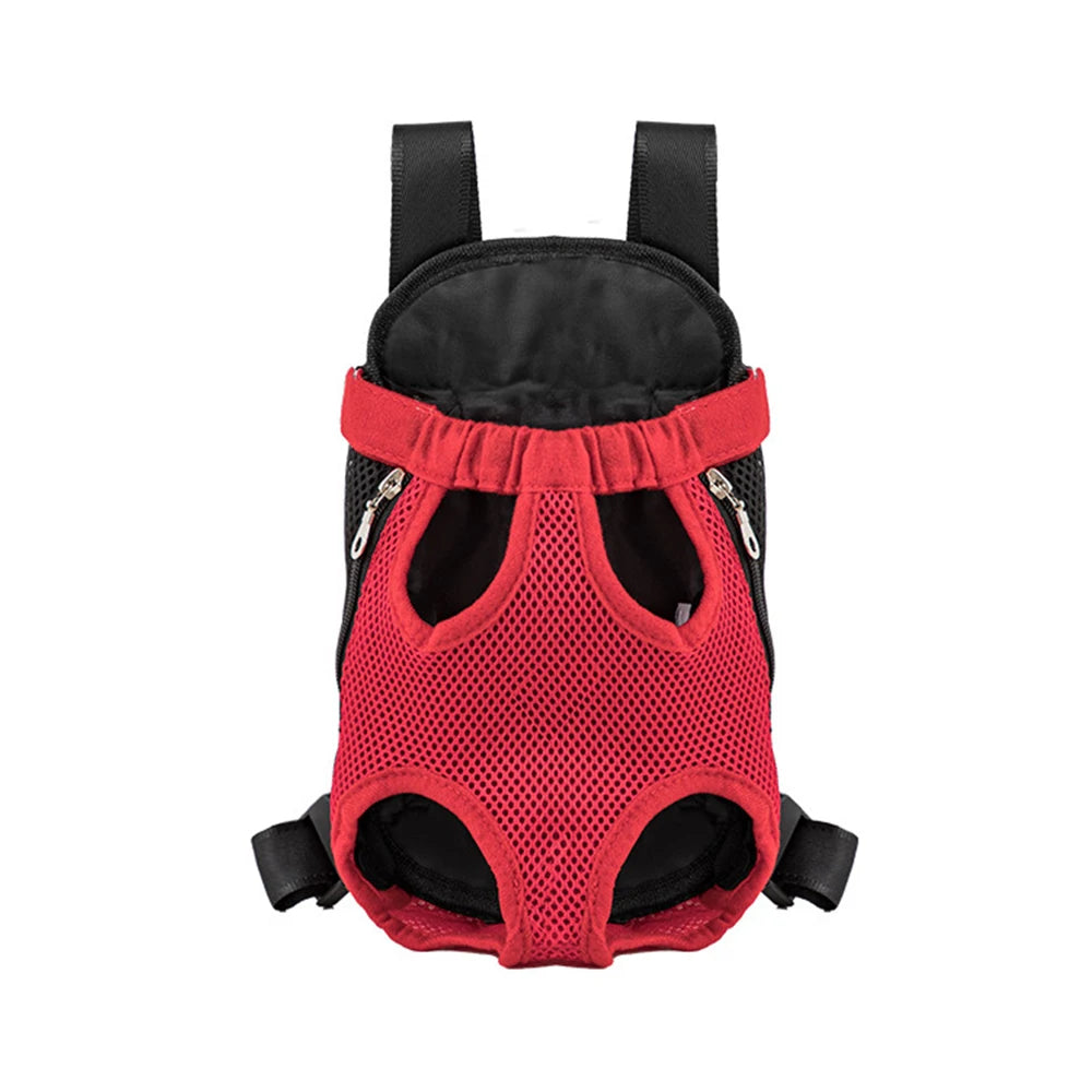 Adjustable Pet Carrier Backpack for Cats & Dogs - Portable Travel Bag