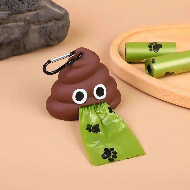 Portable Pet Dog Waste Bag Dispenser - Convenient Poop Bag Loader & Cleaning Tool for Outdoor Use