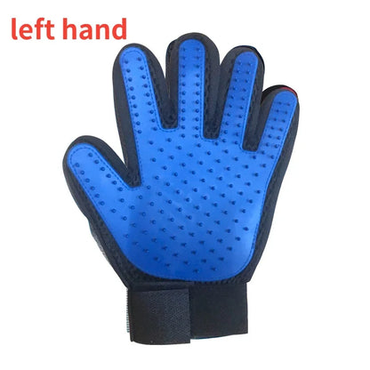 2-in-1 Deshedding & Massage Grooming Glove for Cats/Dogs - Pet Hair Removal Mitt