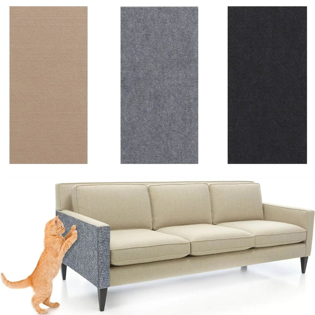 Anti-Cat Scratch Mat – Trimmable Self-Adhesive Carpet Pad for Furniture & Couch Protection!