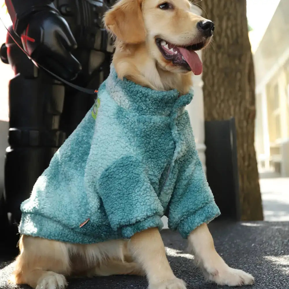 Hoopet Lamb Wool Dog Jacket - Winter Warm Coat for Small, Medium & Large Breeds