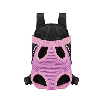 Adjustable Pet Carrier Backpack for Cats & Dogs - Portable Travel Bag