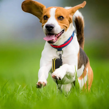 2-in-1 Hands-Free Poop Bag Dispenser w/Leash Clip & Storage Pocket - Waterproof