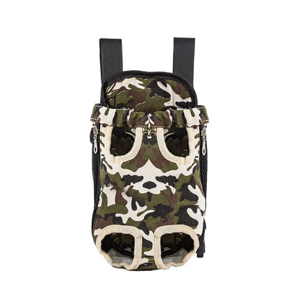 Adjustable Pet Carrier Backpack for Cats & Dogs - Portable Travel Bag