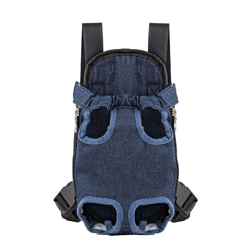 Adjustable Pet Carrier Backpack for Cats & Dogs - Portable Travel Bag