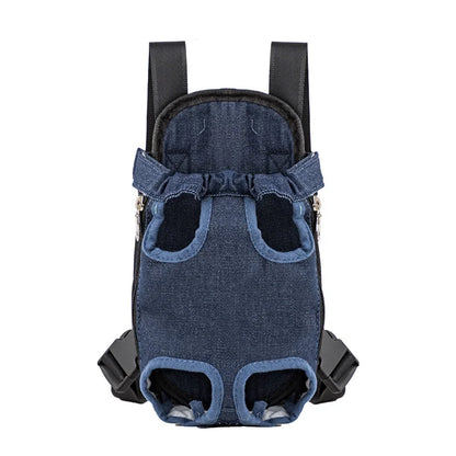 Adjustable Pet Carrier Backpack for Cats & Dogs - Portable Travel Bag