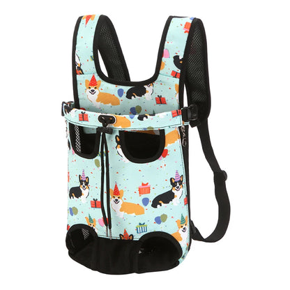 Adjustable Pet Carrier Backpack for Cats & Dogs - Portable Travel Bag