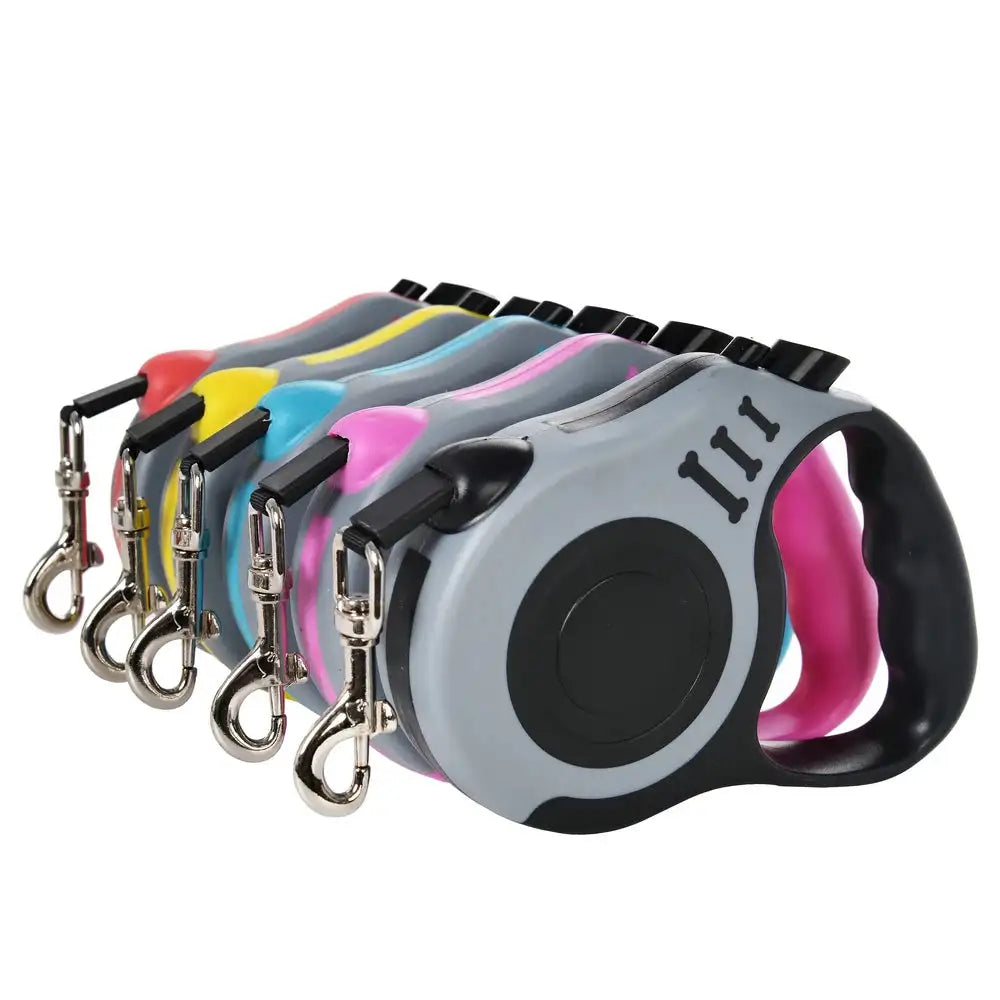 3m & 5m Automatic Retractable Dog Leash – Durable Nylon Lead for Small Dogs & Cats – Perfect for Outdoor Adventures!
