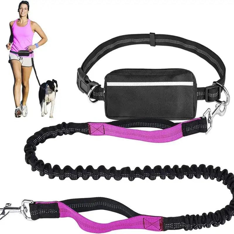 🐾 Hands-Free Dog Running Waist Bag with Extendable Leash – Multifunctional, Durable, and Lightweight for Outdoor Adventures 🏞️
