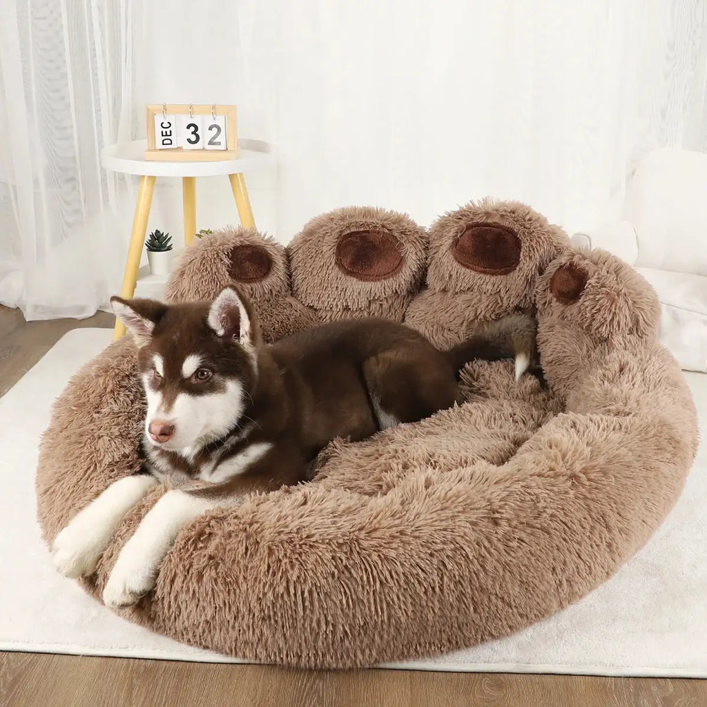Luxurious Fluffy Dog Bed: The Perfect Retreat for Your Pet! 🐾✨