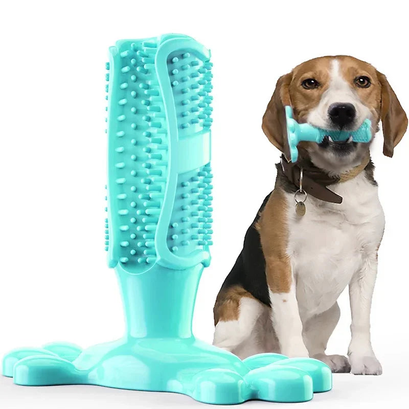 Cactus Dental Chew Toy: Self-Cleaning Toothbrush & Treat Dispenser for All Dogs