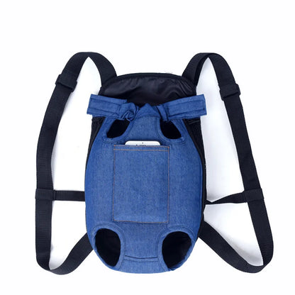 Adjustable Pet Carrier Backpack for Cats & Dogs - Portable Travel Bag