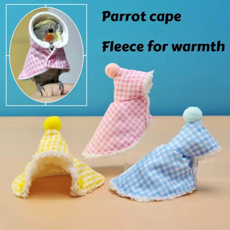 Adorable Bird Costume - Parrot Cloak for Budgerigar, African Parakeet, and Cockatiel - Perfect for Cosplay and Photoshoots