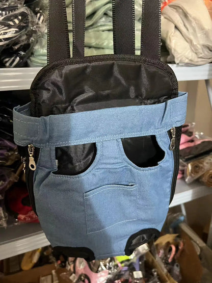 Adjustable Pet Carrier Backpack for Cats & Dogs - Portable Travel Bag