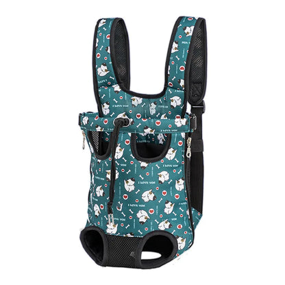 Adjustable Pet Carrier Backpack for Cats & Dogs - Portable Travel Bag