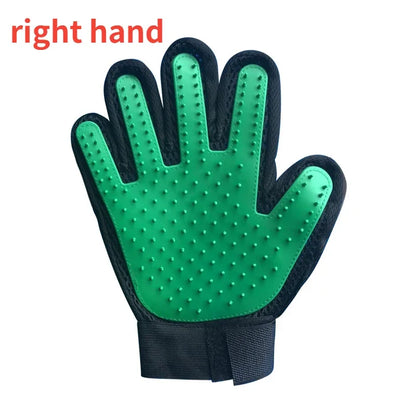 2-in-1 Deshedding & Massage Grooming Glove for Cats/Dogs - Pet Hair Removal Mitt