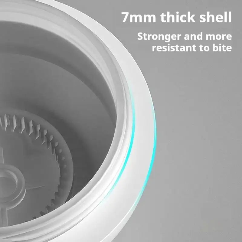 Rechargeable Automatic Dog Toy Ball - LED Bouncing Ball w/ USB Charging for Cats & Dogs