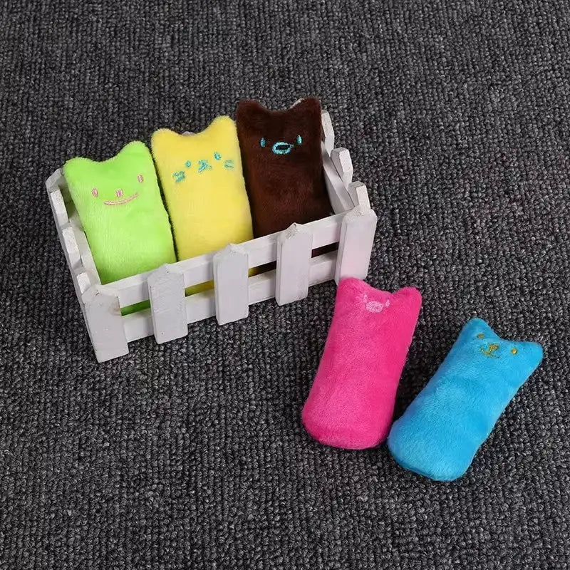 Catnip Chew Toy - Plush Teething & Bite-Resistant for Cats