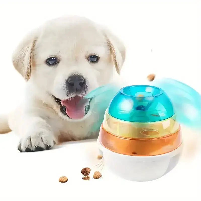 3-in-1 Slow Feeder Puzzle Ball: Interactive Chew Toy for Dogs & Cats - Stops Fast Eating + Boredom