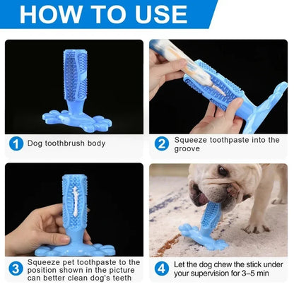 Cactus Dental Chew Toy: Self-Cleaning Toothbrush & Treat Dispenser for All Dogs