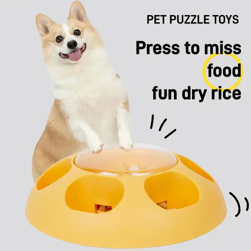 Automatic Timer Dog Feeder - Interactive Slow Feeder Puzzle Toy