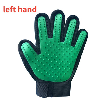 2-in-1 Deshedding & Massage Grooming Glove for Cats/Dogs - Pet Hair Removal Mitt