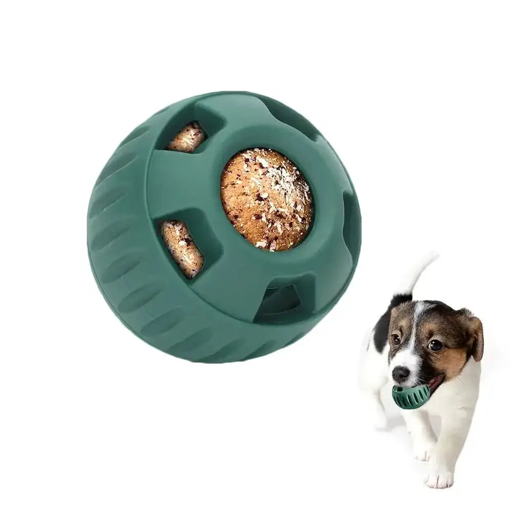 Silicone Treat Tray & Puzzle Toy - Reusable Dog Treat Mold + Feeder