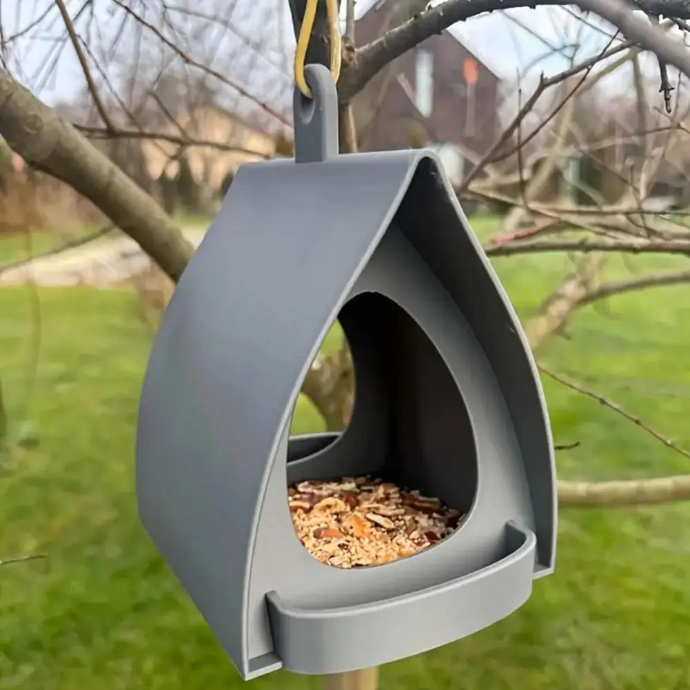 Hanging Bird Feeder – Large Capacity Outdoor Bird Feeder, Birdhouse for Sparrows & Finches, for Balcony, Yard & Porch